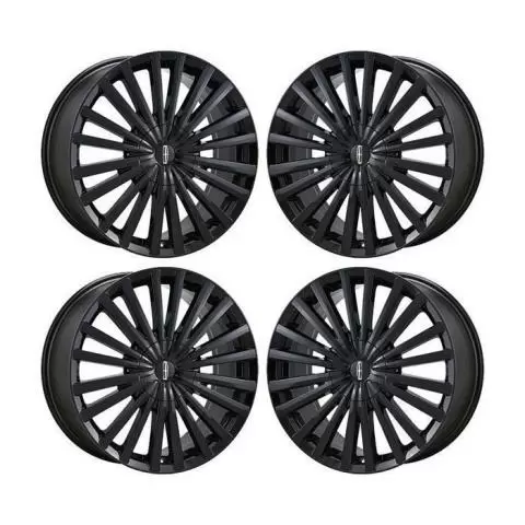 Unholy m.p.i. ブラックメタル　black l Lincoln MKZ Wheels Rims Set of 4 Stock Genuine Factory OEM Used