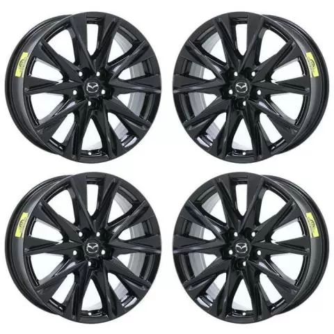 thumbnail image 2 of Mazda Black Valve Stem Caps – Fit Mazda3, 6, CX-3, CX-5, CX-9, SUVs – Tire Rim Wheel Caps, 2020 2021 2 of 6