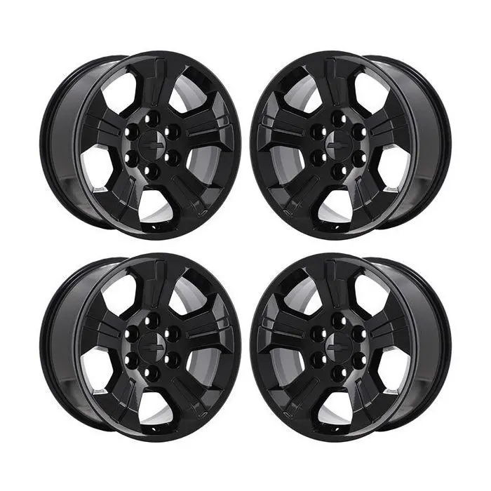 Chevrolet Silverado 1500 Wheels Rims Set of 4 Stock Genuine Factory OEM ...