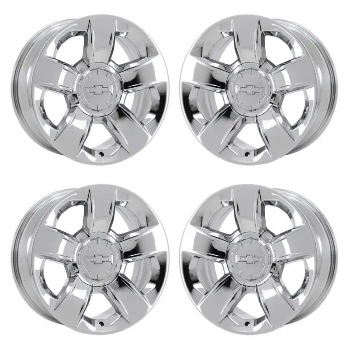 Chevrolet Silverado 1500 Wheels Rims Set of 4 Stock Genuine Factory OEM ...