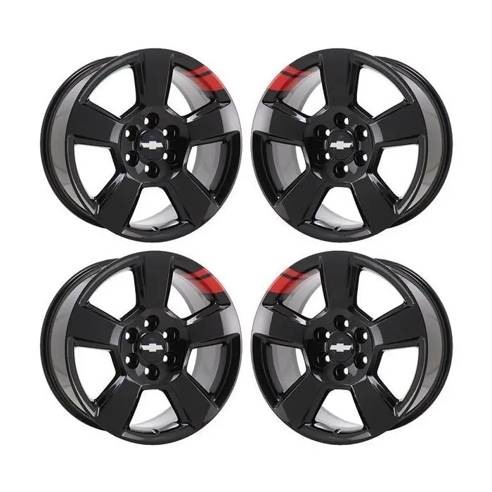 Chevrolet Silverado 1500 Wheels Rims Set of 4 Stock Genuine Factory OEM ...