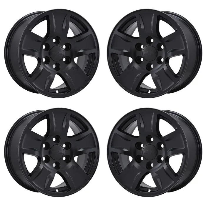 Chevrolet Silverado 1500 Wheels Rims Set of 4 Stock Genuine Factory OEM ...