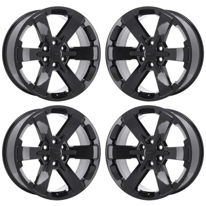 Chevrolet Silverado 1500 Wheels Rims Set of 4 Stock Genuine Factory OEM ...