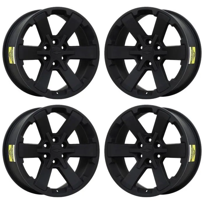 Chevrolet Silverado 1500 Wheels Rims Set of 4 Stock Genuine Factory OEM ...