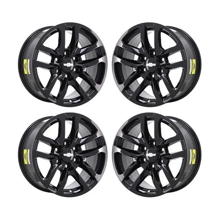 Chevrolet Silverado 1500 Wheels Rims Set of 4 Stock Genuine Factory OEM ...