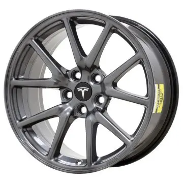 thumbnail image 2 of 18x8.5 Inch Aluminum Wheel For 2017-2021 Tesla Model 3 – Medium Grey (Jante Wheels) 2 of 5