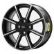 Ford Fiesta Wheel Rim Machined Black 10008 Stock Factory OEM Replacement