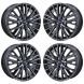 Ford Focus Wheel Rim PVD Black Chrome 10013 Stock Factory OEM Replacement