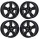 Ford Mustang Exchange Wheels Set of 4-Exchange Rims Set of 4 Gloss Black 10027