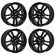 Ford Mustang Exchange Wheels Set of 4-Exchange Rims Set of 4 Gloss Black 10030