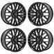 Ford Mustang Exchange Wheels Set of 4-Exchange Rims Set of 4 Gloss Black 10036 (F)