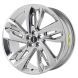 Lincoln MKX Wheel Rim PVD Bright Chrome 10076 Stock Factory OEM Replacement