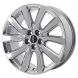 Lincoln Continental Wheel Rim PVD Bright Chrome 10087 Stock Factory OEM Replacement