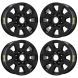 Ford F-250 Exchange Wheels Set of 4-Exchange Rims Set of 4 Gloss Black 10100