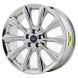 Ford Fusion Wheel Rim PVD Bright Chrome 10122 Stock Factory OEM Replacement