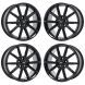 Ford Mustang Exchange Wheels Set of 4-Exchange Rims Set of 4 Gloss Black 10160