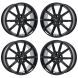Ford Mustang Exchange Wheels Set of 4-Exchange Rims Set of 4 Gloss Black 10160