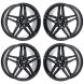 Ford Mustang Exchange Wheels Set of 4-Exchange Rims Set of 4 Gloss Black 10162 (F)