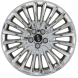 Lincoln Nautilus Wheel Rim PVD Bright Chrome 10214 Stock Factory OEM Replacement