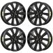 Lincoln Nautilus Exchange Wheels Set of 4-Exchange Rims Set of 4 Gloss Black 10217
