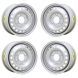 Ford Ranger Exchange Wheels Set of 4-Exchange Rims Set of 4 Silver Steel 10226