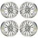 Ford Edge Wheel Rim PVD Bright Chrome 10255 Stock Factory OEM Replacement