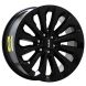 Lincoln Navigator Wheel Rim Machined Black 10498 Stock Factory OEM Replacement