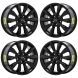 Chevrolet Trailblazer Exchange Wheels Set of 4-Exchange Rims Set of 4 Gloss Black 14039