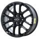Chevrolet Silverado 1500 Wheel Rim Gloss Black 14079 Stock Factory OEM Replacement