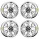 Chevrolet Blazer Wheel Rim PVD Bright Chrome 14085 Stock Factory OEM Replacement