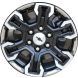 Chevrolet Silverado 1500 Wheel Rim Machined Black-Beige 14089 Stock Factory OEM Replacement