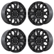 GMC Hummer EV Exchange Wheels Set of 4-Exchange Rims Set of 4 Satin Black 14094