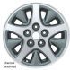 Dodge Caravan Wheel Rim Machined Grey 2071 Stock Factory OEM Replacement