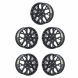 Jeep Wrangler Exchange Wheels Set of 4-Exchange Rims Set of 4 Gloss Black 22WRANGLER18