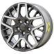 Jeep Wrangler Wheel Rim Machined Grey 22WRANGLER18 Stock Factory OEM Replacement