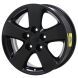 Dodge Journey Wheel Rim Satin Black 2372 Stock Factory OEM Replacement