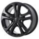 DODGE DURANGO wheel rim SATIN BLACK 2394 stock factory oem replacement