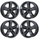 DODGE CHALLENGER Wheel Rim PVD Black Chrome 2441 Stock Factory OEM Replacement