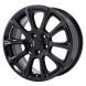Dodge Dart Wheel Rim Gloss Black 2446 Stock Factory OEM Replacement