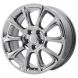 Dodge Dart Wheel Rim PVD Bright Chrome 2446 Stock Factory OEM Replacement