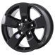 Dodge Ram 1500 Wheel Rim Gloss Black 2448 Stock Factory OEM Replacement