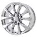 Chrysler 200 Wheel Rim PVD Bright Chrome 2513 Stock Factory OEM Replacement
