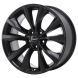 Chrysler 200 Wheel Rim Satin Black 2516 Stock Factory OEM Replacement