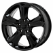 Dodge Journey Wheel Rim Gloss Black 2519 Stock Factory OEM Replacement