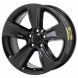 Dodge Challenger Wheel Rim PVD Black Chrome 2521 Stock Factory OEM Replacement
