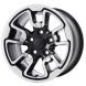 Dodge Ram 1500 Wheel Rim Machined Black 2553 Stock Factory OEM Replacement