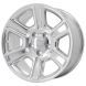 Dodge Ram 1500 Wheel Rim Polished 2561 Stock Factory OEM Replacement