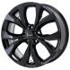 Chrysler Pacifica Wheel Rim Gloss Black 2596 Stock Factory OEM Replacement