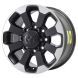 Dodge Ram 2500 Wheel Rim Machined Black 2599 Stock Factory OEM Replacement