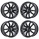 Dodge Durango Exchange Wheels Set of 4-Exchange Rims Set of 4 Satin Black 2626